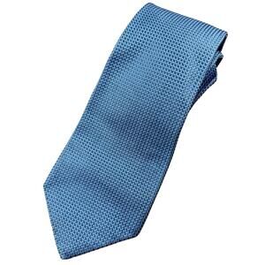 ROBERT TALBOTT STUDIO 100% Silk Neck Tie Blue Gray Check Hand‎ Sewn 58/4